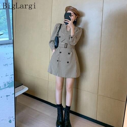 Модные платья в клетку BigLargi China At AliExpress