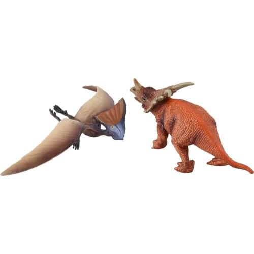 Big Size Jurassic Wild Life Styracosaurus Dinosaur Toy Plastic Play Toys & Plastic Dinosaur Pterosaur Figure Toy Model