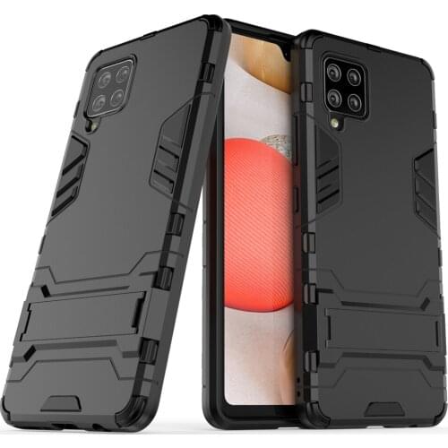 Kickstand Case For Samsung Galaxy A42 Case Shockproof Armor TPU + PC Tough Cover for Samsung A42 5G A 42 GalaxyA42 6.6'' Coque