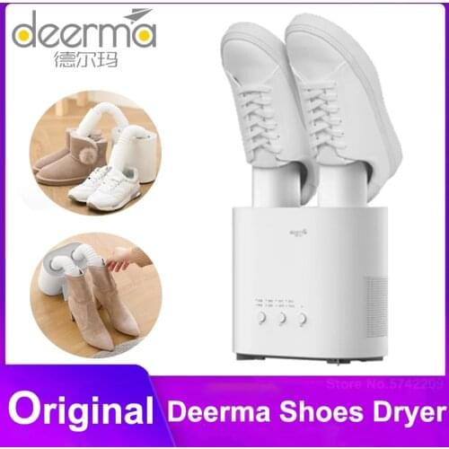Deerma Shoes Dryer Sterilizer UV Shoe Dryer Intelligent Multi-Function Retractable Dryer U-shape Dry shoes For Shoes From Youpin