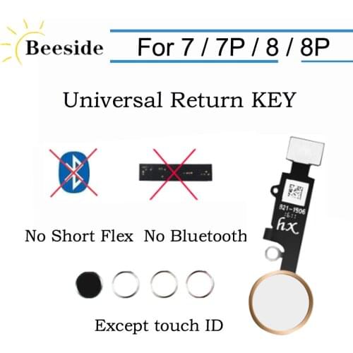 Design Universal Home Button For IPhone 7 8 7 Plus 8 Plus Flex Cable Restore Ordinary Home Button Return Functions No touch ID