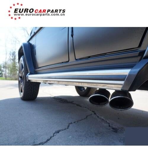 G63 exhuast system w463 mufflers for g500 g55 g65 exhuast system with AM logo on it Exhaust sound loudly 2017 new stley