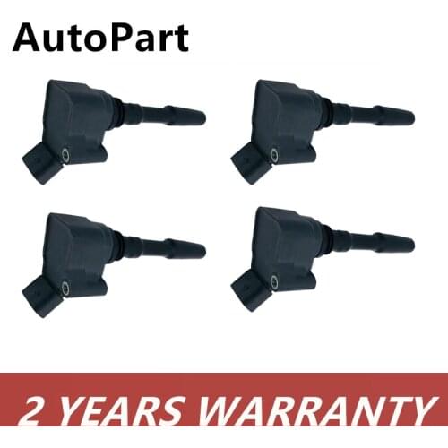 06J905110G 06H 905 110 D 4PCS EA888 1.8/ 2.0TSI Engine Ignition Coils Coil For Audi A1 A3 S3 Q3 TT VW Golf Passat B8 Seat Skoda