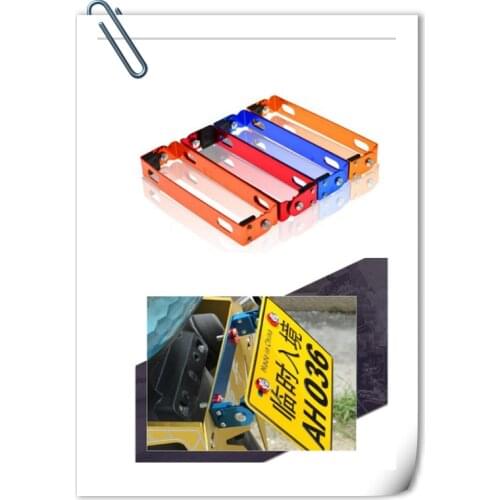 Motorcycle Automobile Adjustable Angle Metal License Plate Holder Bracket for Kawasaki Z800 E veRsion