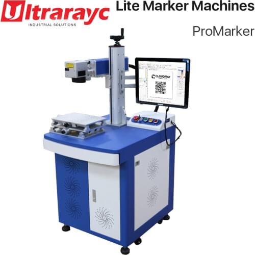 Ultrarayc New Arrival Fiber Laser Marking Machine ProMarker 20-50W 50x50-300x300 area DIY Aluminum Brass Stainless Steel Metals