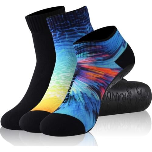 RANDY SUN Volleyball Beach Socks,2 Pairs Seamless Quick-Dry Floor Indoor Water Sports Yoga, Sand Exercise, Jogging Fitness Socks