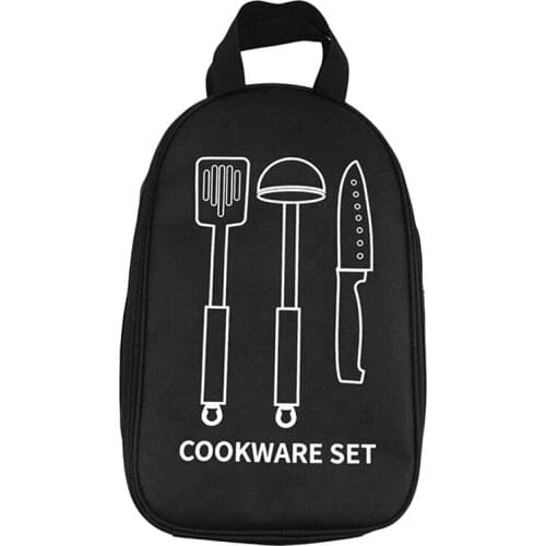 Outdoor Camping Cookware Storage Container Bags Kitchen Cookware Cooking Storage Bag Travel Hiking Picnic Pouch