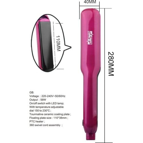 Straightening Comb Curling Iron Quick Heating Dry And Wet Two Kinds Of Straightening Splint Bangs Hairdressing Styling Supplies