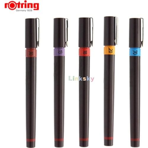 Rotring Isograph Pen Porous-point Refilled Ink Drawing Pen,0.1-1.0mm Needle Hook Line Pen,1 Pcs, Used on Different Surfaces