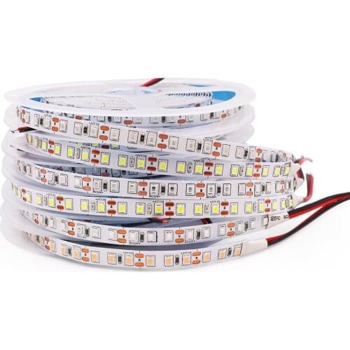 SMD 2835 Led Strip Light Tape Flexible Led Ribbon 12V High Brightness 120LEDs/m Blue White Red Warm White Yellow Pink Green