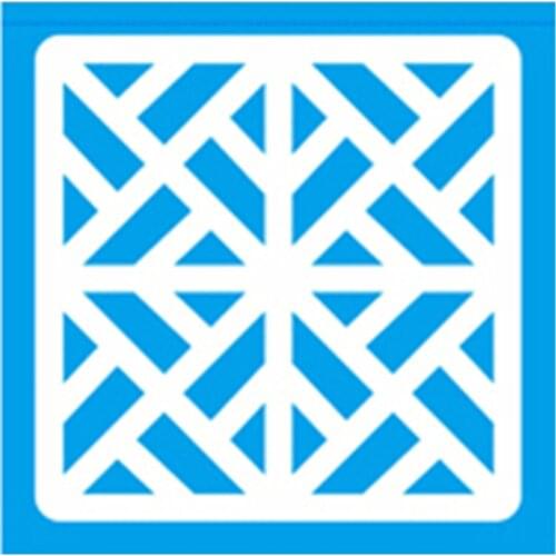 Stickers Style Hanging Screen Hollow Living Color Hollow-out Room Divider White