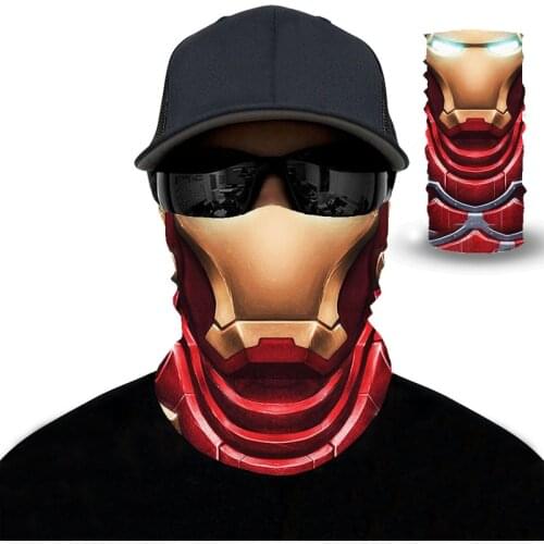 2021 New 3D printed magic turban Unisex headscarf Cycling windproof eye protection collar Quick-drying seamless bandana veil