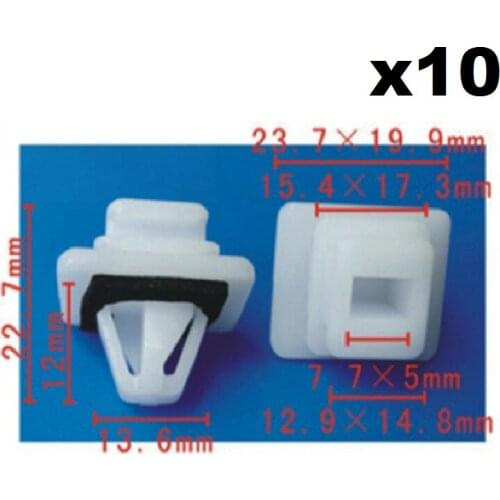 10x For Honda Nylon Retainer Clip B126