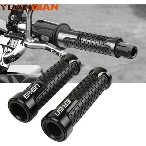 Motorcycle Accessories 7/8 22mm Handle Bar Grip Cnc Aluminum for KAWASAKI ER6N 2009 2010 2011 2012 2013 2014 2015 2016