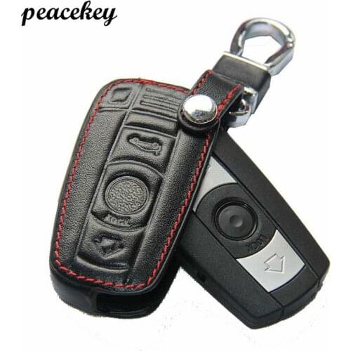 Peacekey Car Key Wallets Cover Case Holder Skin Set For Bmw E30 E36 E90 E60 E84 E39 E46 E90 E63 E53 F10 F30 X1 X3 X4 Fob Remote