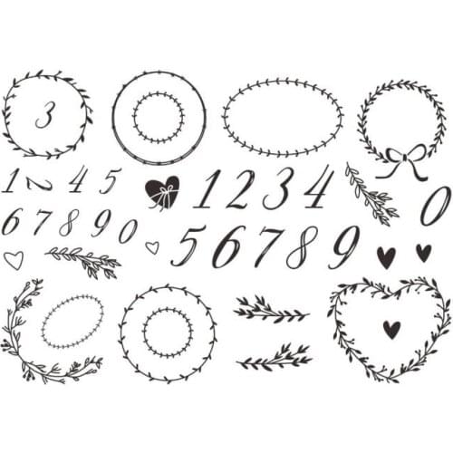 Digital love Clear Stamps Scrapbook Paper Craft Clear stamp scrapbooking X0070