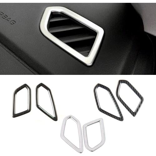 For Haval F7 F7X 2018-2021 Car Dashboard Air Condition AC Outlet Vent Cover Frame Trim Stainless Steel Decorative Sticker