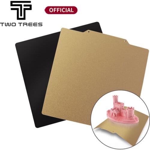 3D Printer Accessories Spring Steel Plate Hot Bed New Double-Sided Printing Texture And Smooth Nano Coating Instead PEI