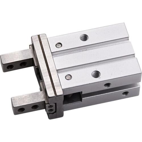 GOGO High quality Single acting normally open mini gripper pneumatic finger cylinder MHZ2-16S SMC type aluminium air clamps