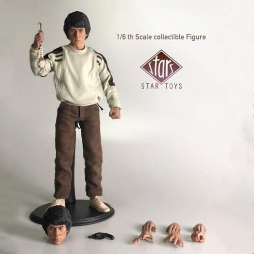 1/6 Scale Jackie Chan Police Force 12 inches Action Figure Doll Model Toys for Collectible Gifts STAR TOYS STT-001
