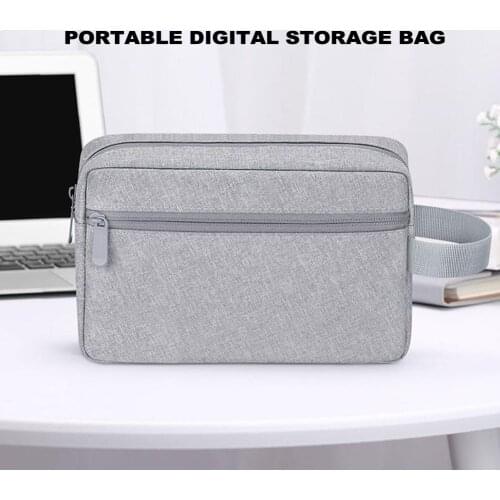 Portable Power Source Storage Bag Digital Cable Data Line Storage Bags Earphone Pouch Outdoor Large Capacity Travel Organizer