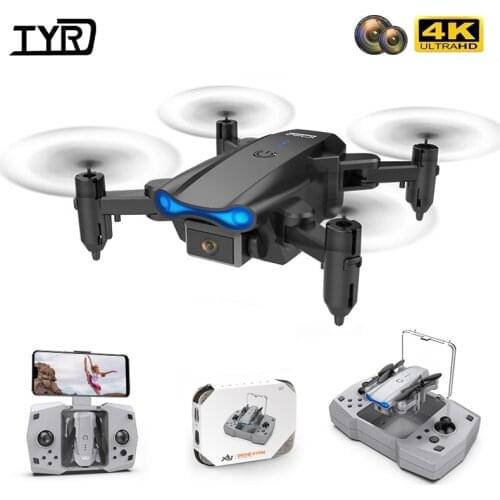 2021 New KY906 Mini Drone Dual 4K HD Camera 2.4G Wifi Fpv Portable Foldable Quadcopter One-Key Return RC Helicopter Kids Toys