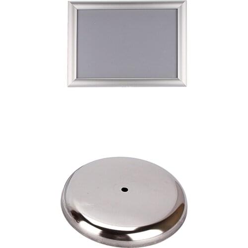 A4 Adjustable Snap Frame Display Floor Stand Board Poster Sign Menu Holder