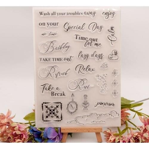 English alphabet Stamps Scrapbook Paper Transparent Clear Handmade Decoration Gifts Rubber Stamp for Card DIY Scrapbooking