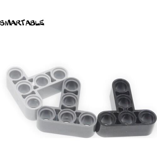Smartable High-Tech Beams Liftarm 3x3 T Shape Building Block Parts Toys For Kids Educational Compatible 60484 MOC 50pcs/lot