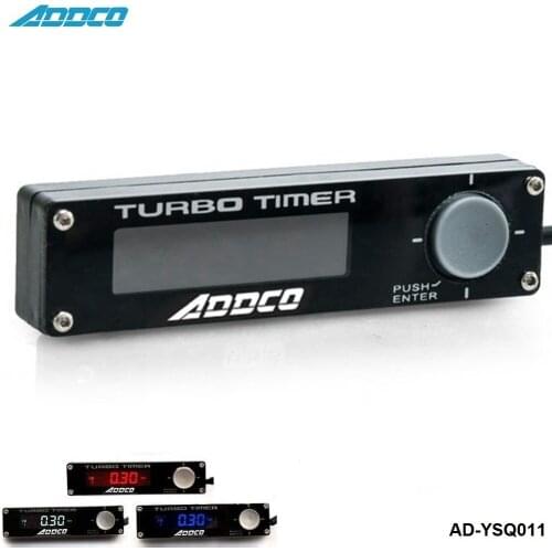 ADDCO Racing Car Timer New 3 Color LED Digital Display Turbo Timer For Universal Turbo Car AD-YSQ011-AF