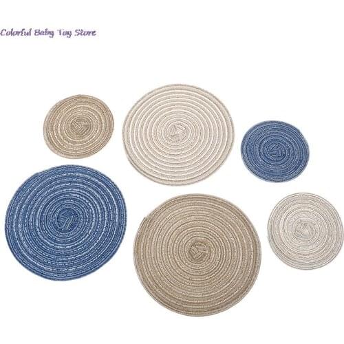 Woven Hand Turkish Rugs Doll House Mini Carpet Mat Miniature Decor Floor Coverings For 1:12 Scale DIY Dollhouse Accessories Kit