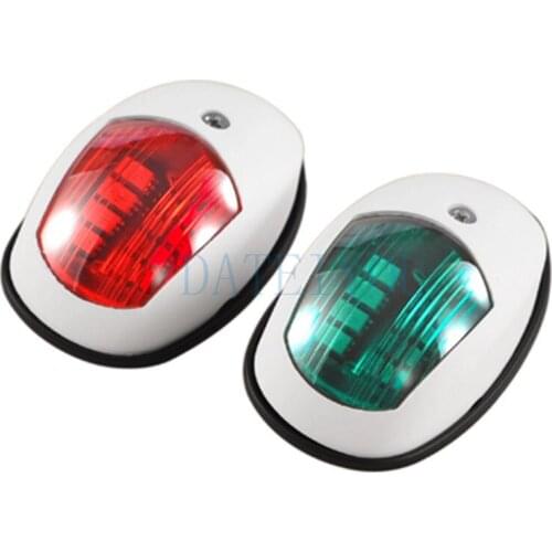 12V Universal ABS LED Navigation Light Signal Warning Lamp Signal Lamp For Marine Boat Yacht Truck Trailer Van