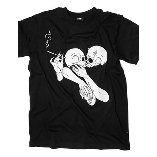 Together Forever Skeleton Gothic t-shirt women graphic 100% Cotton funny Fashion aesthetic grunge unisex casual tee top tshirts