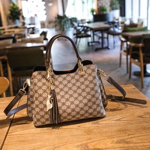 Womens Printing Handbag Zipper Shoulder Crossbody Bags Women 2021 Autumn New Fashion Casual Chain Messenger Bag Woman Hand Bag