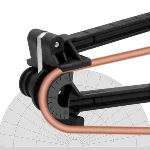 CT-369FHA 0-180 Degree Tube Bender 4 Slots 5mm 6mm 8mm 10mm Multi-use Combined Pipe Fiber Bender For Loreso Manual Elbow Tools