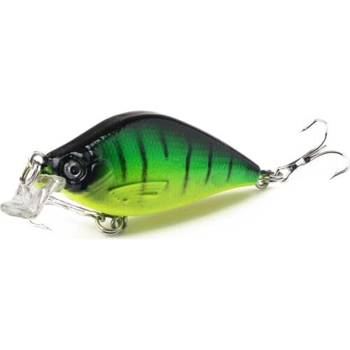 1pcs 6.5cm 8.4g Artificial Bass Fishing Lures 3d Fish Eye Plastic Hard Baits Laser Crank Bait Reflective Fake Lure