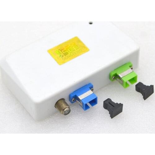 10pcs New FTTH Passive CATV Optical Receiver Network Integrated Transmission WDM Wavelength Division Multiplexer Wholesale