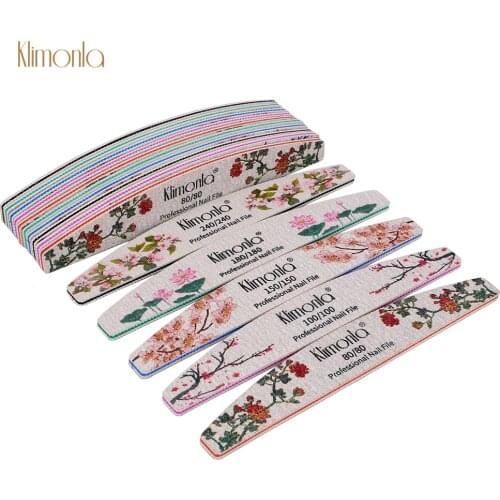 25Pcs Nail File for manicure Nail Supplier for professionals nail tools sets 5 Grit accessories nail salon professional material