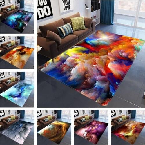 Abstract landscape Living room baby crawling 3d carpet Nordic kids room home model bedroom large rugs floor mat Decorative