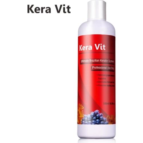 KeraVit Best Straightening Hair Product Brazilian 5% Keratin Treatment Straight and Smooth Normal Curly Hair Free Shipping