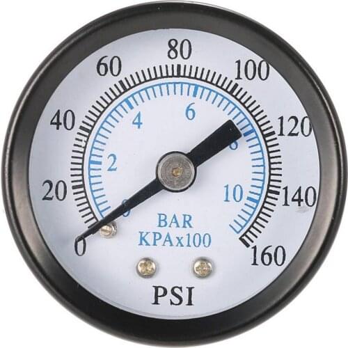 Pressure Gauge Tools Portable 0-160psi 0-10bar Pressure Gauge Air Compressor Hydraulic Vacuum Gauge Manometer Pressure Tester