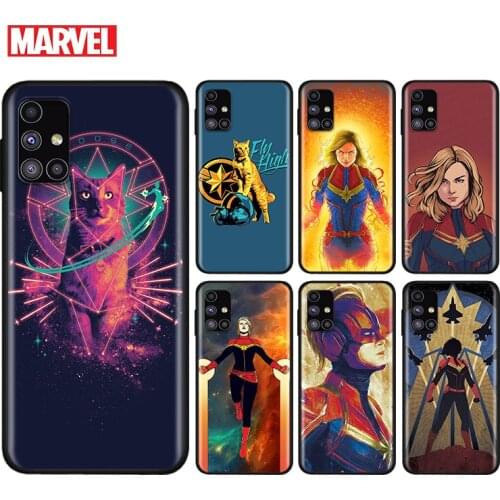 Captain Marvel For Samsung Note 20 10 9 8 Ultra lite Plus Pro F62 M62 M60 M40 M31S M21 M20 M10S Soft Phone Case