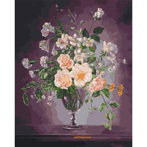 Fantastic Hey Oil Painting By Numbers Deer 40x50cm Diy Paint By Numbers For Adult Animals Frameless Canvas Painting Unique Gift