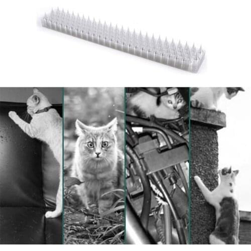 Fence Wall Spikes Cat Animal Repellent Plastic Anti Theft Deterrent For Garden Fences Invader Bird Spikes Dog Repeller