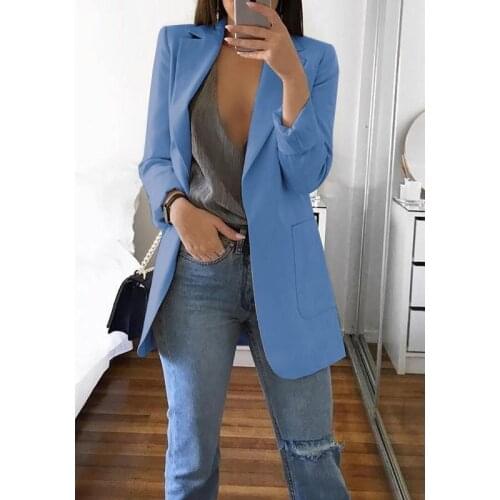 Office Lady Fall 2020 Women Clothing Slim Suit Sexy Women Clothing Coat Jackets Women Plus Size Clothing for Women Coats Jacket