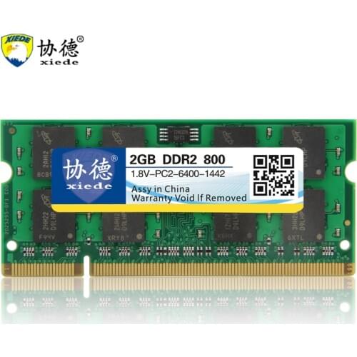 XieDe Memory Ram DDR2 2GB For Laptop Notebook Sodimm Memoria Module Compatible DDR 2 800 Mhz 667Mhz 533Mhz 800Mhz 1GB PC2-6400