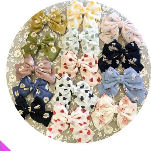 Wholesale 10 Bow hair clip ponytail spring top clip duckbill clip girl hair accessories hair band hair ring fashion many styles