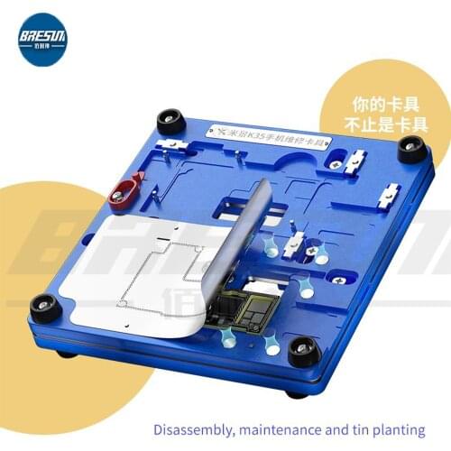 Mijing K35 Mobile Phone Repair Fixture 4 in 1 Mobile Phone Fixture K35 Repair Fixture Apple 12 series/PRO/MAX/MINI With Tin Net