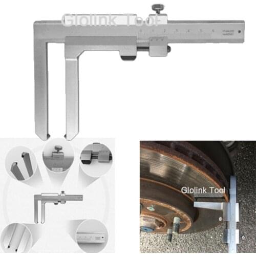 0-50mm Stainless Steel Brake Vernier caliper Thickness Gauge Brake Pads Block Caliper Measurement Tool