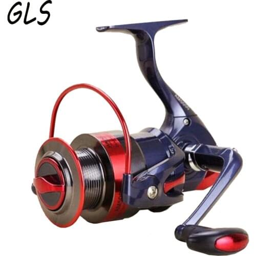 Spinning Fishing Reels, Left/Right Handle Metal Spool, 12BB, metal folding rocker arm 2000-7000 series Fishing wheel